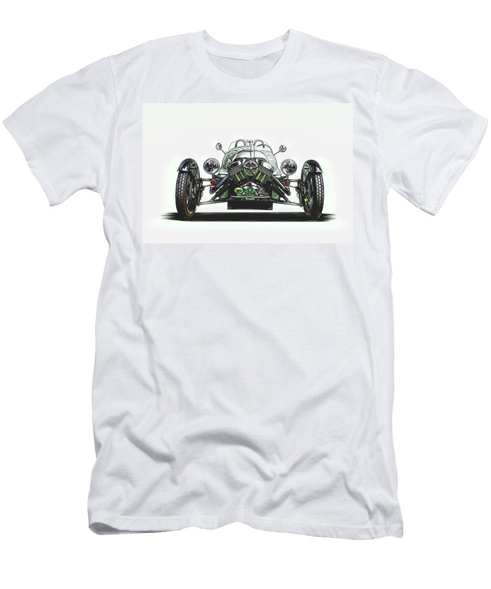Morgan 3 Wheeler Front View Abstract Nick Gray T-Shirt
