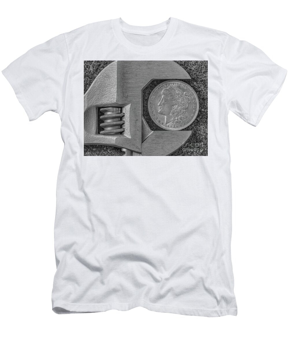 Morgan Silver Dollar Wrench Randy Steele T-Shirt