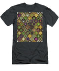 Moroccan Tile Pattern Metallic Green Lilia Dalamangas T-Shirt
