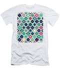 Moroccan Tile Pattern Teal Lilia Dalamangas T-Shirt