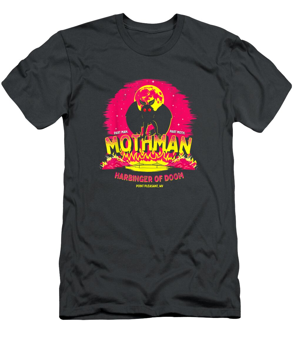 Mothman Harbinger of Doom Funny Cryptid Axll Joely T-Shirt