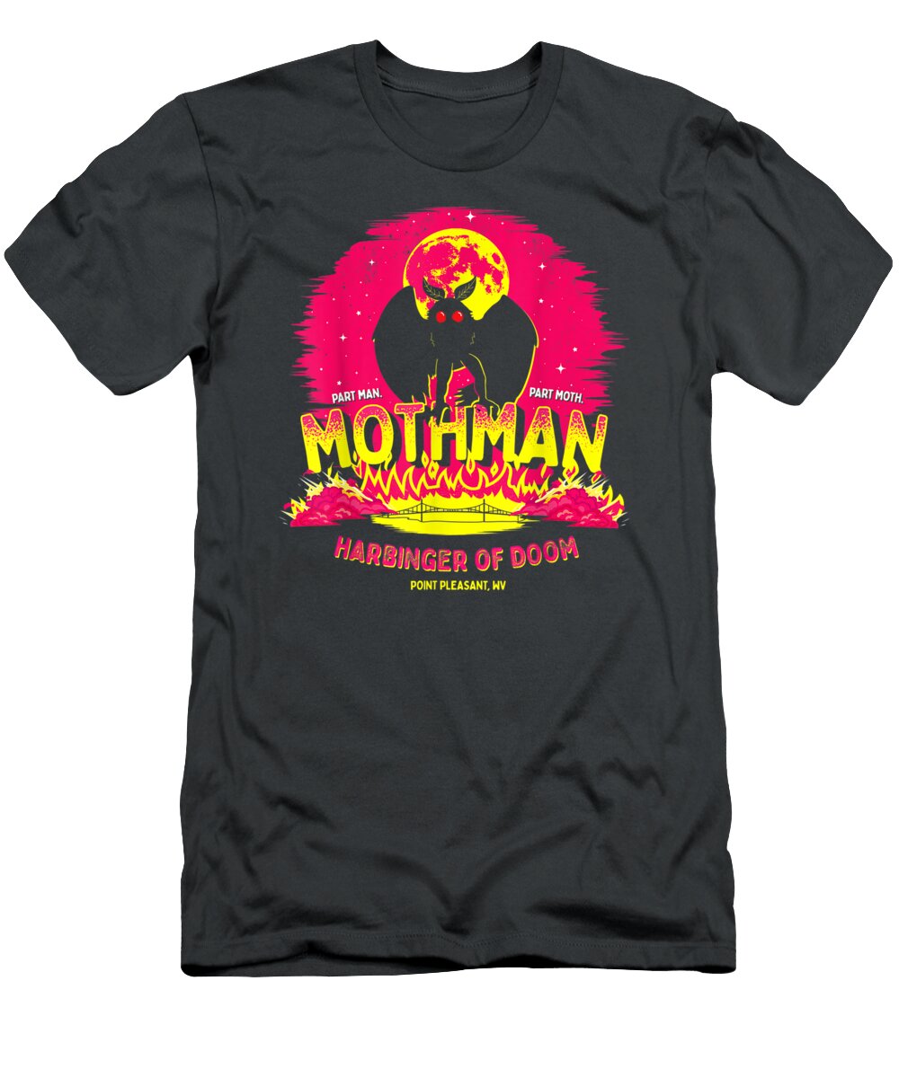 Mothman Harbinger of Doom Funny Cryptid Clark Tianna T-Shirt