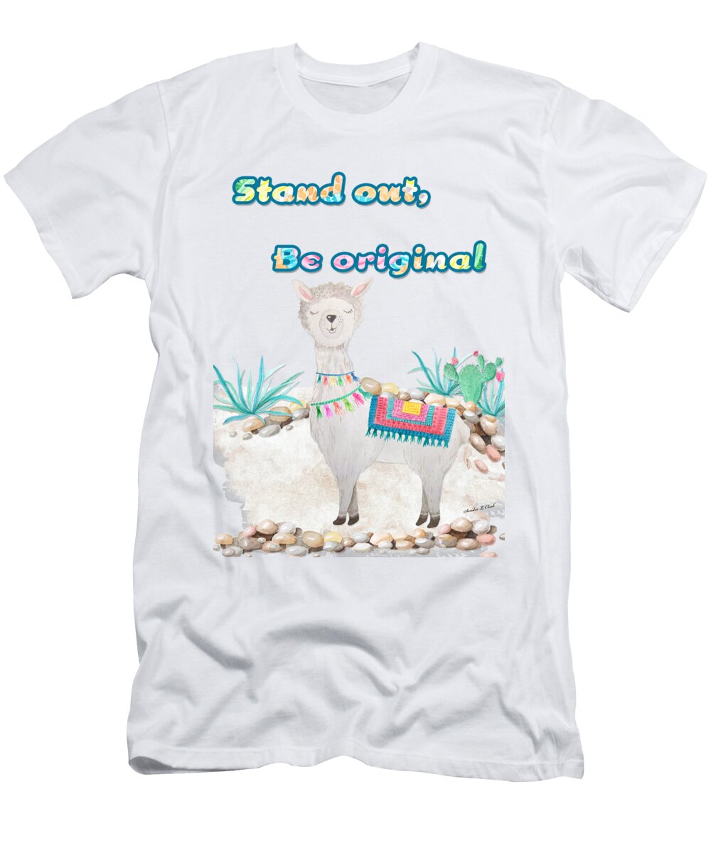 Motivational Stand Out Be Original Sandra Clark T-Shirt