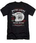 Motor Legend Classic Motorcycle Rider Dirt Bike Florian Dold Art T-Shirt