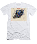 Motoramerica Racer in Action Kevin Walker and Pixel Reverie T-Shirt