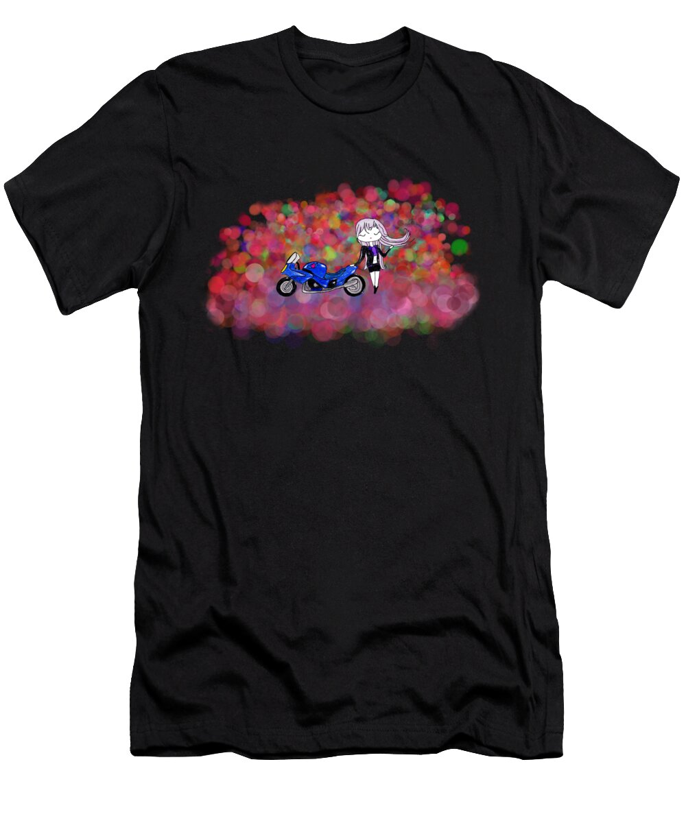 Motorcycle Gal Alexa Ness T-Shirt