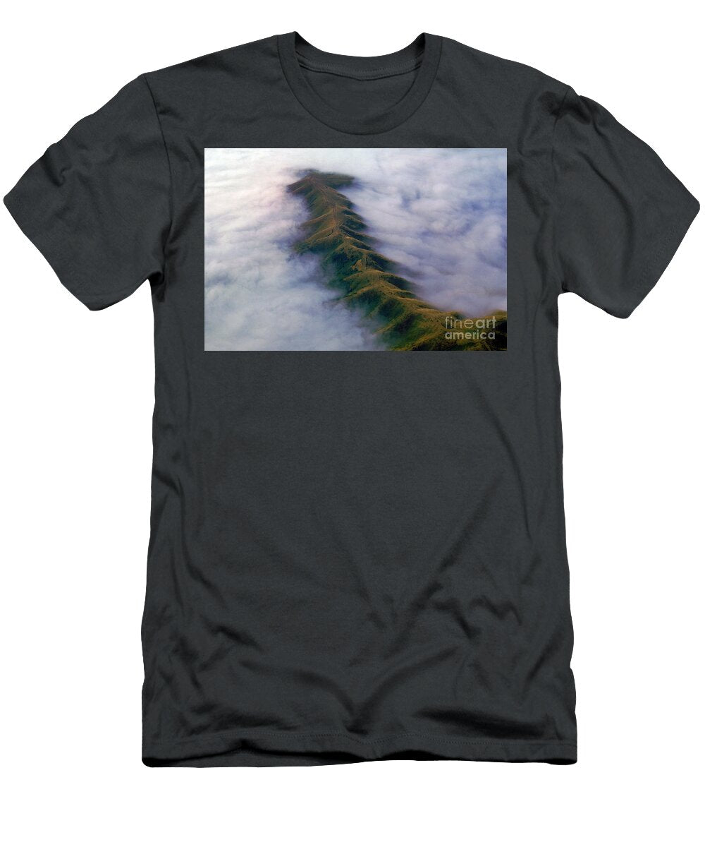 Mount Diablo Floating in a Sea of Fog As If a Caterpillar Wernher Krutein T-Shirt