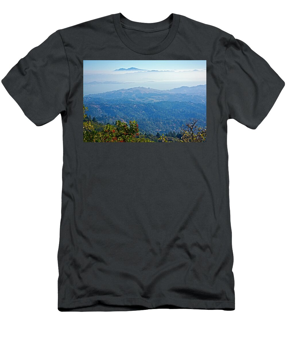 Mount Diablo From Mount Tamalpias California Ruth Hager T-Shirt
