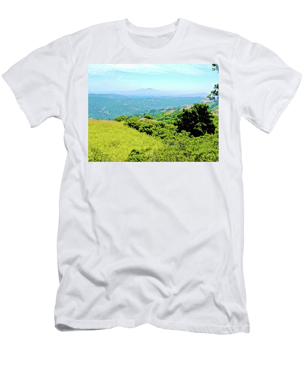 Mount Diablo From Tilden Regionao Park California Ruth Hager T-Shirt