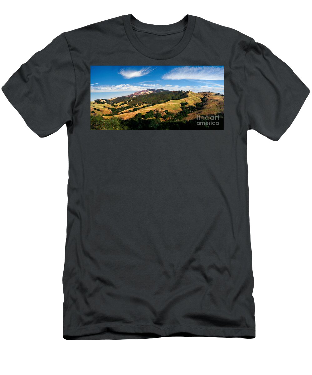 Mount Diablo Mountain in California Wernher Krutein T-Shirt