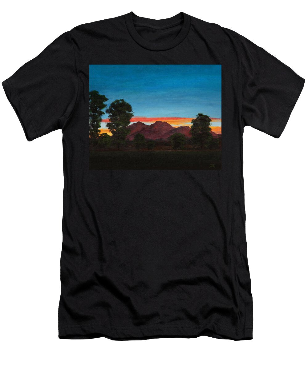 Mountain At Night Masha Batkova T-Shirt