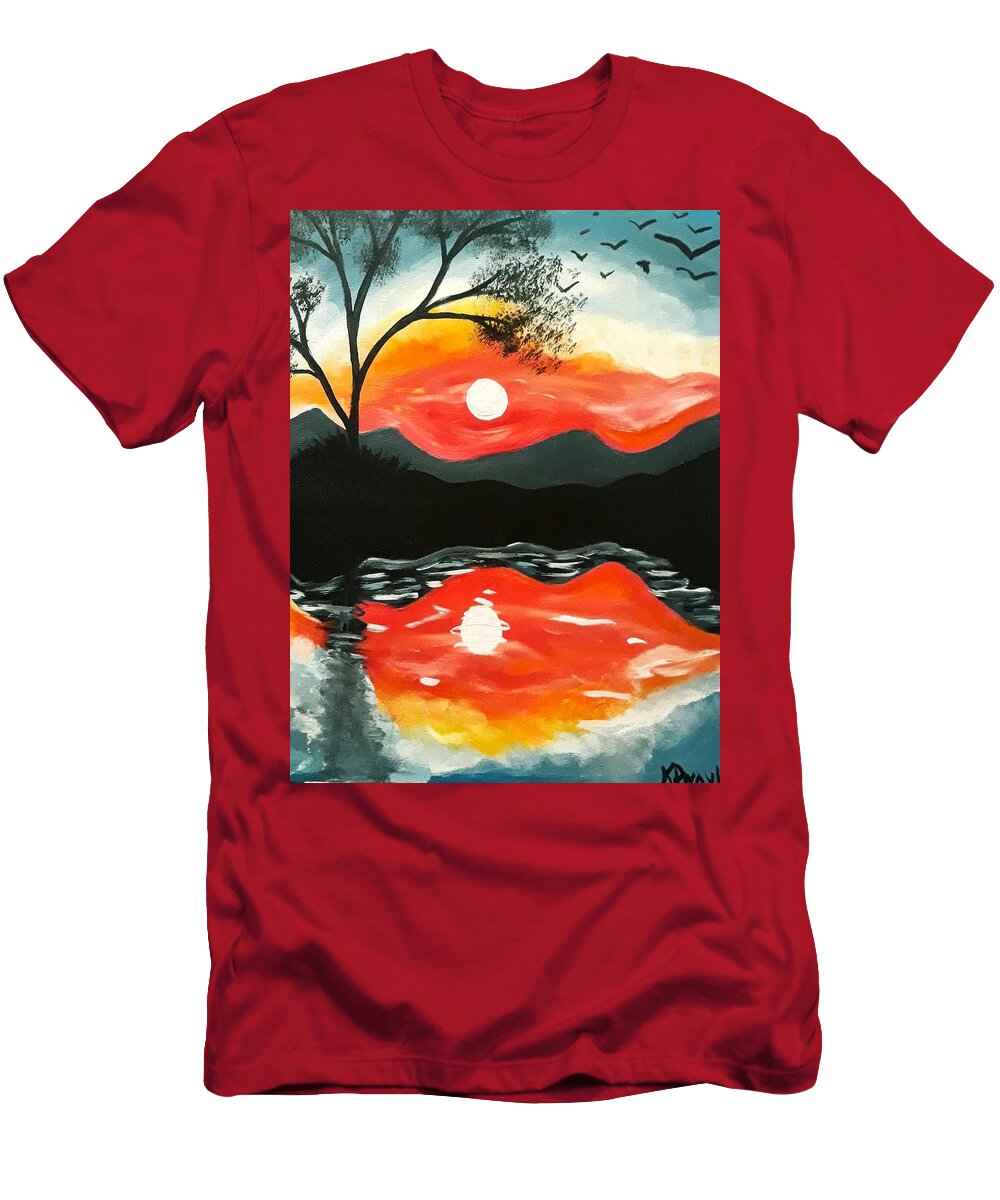 Mountain Sunset Kristi Argyle T-Shirt