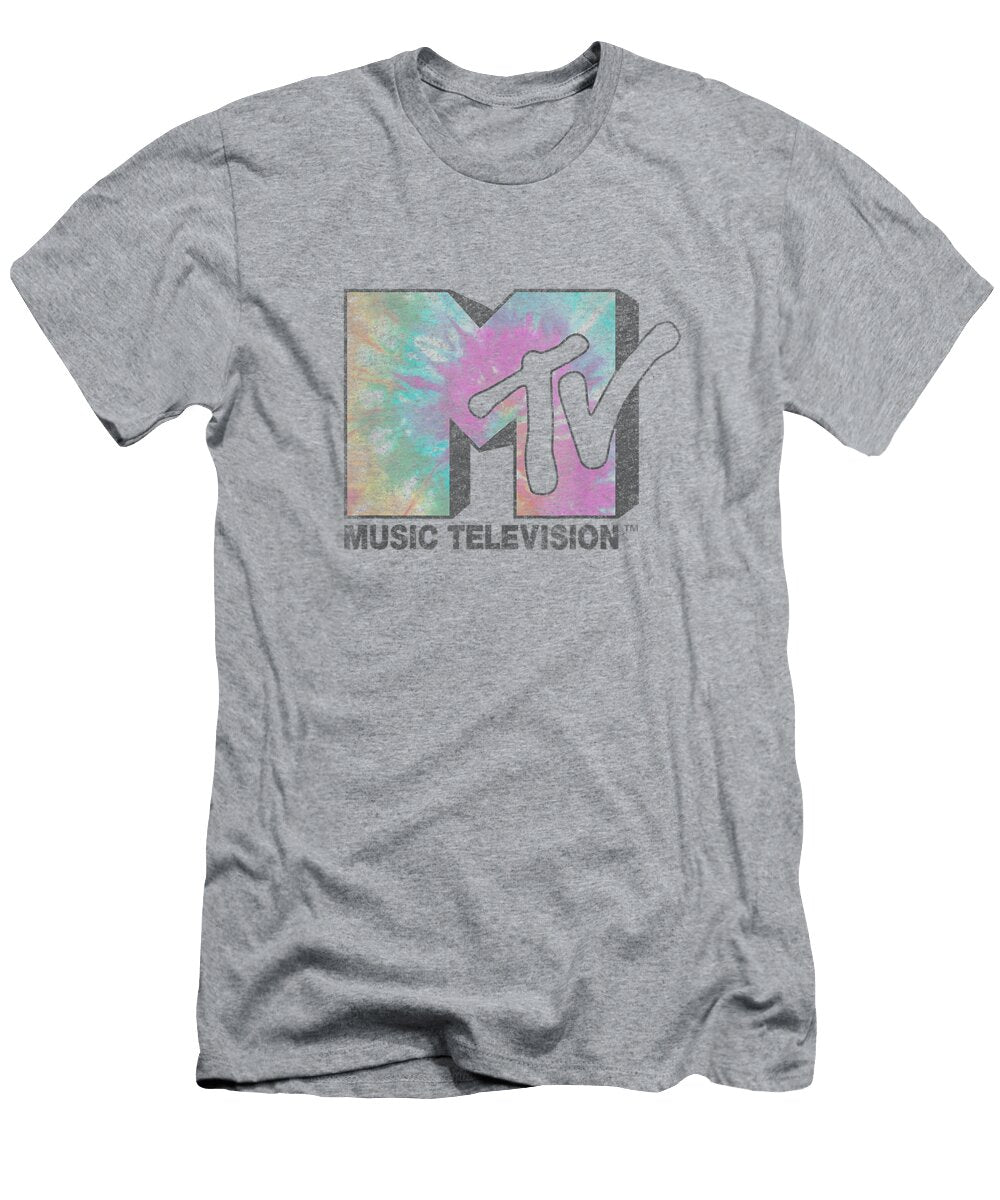 Mtv Music Television Faded Tie Dye Logo Fill Odin Daisym T-Shirt