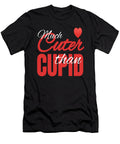 Much Cuter Than Cupid Valentines Day Heart Product Ashley Osborne T-Shirt