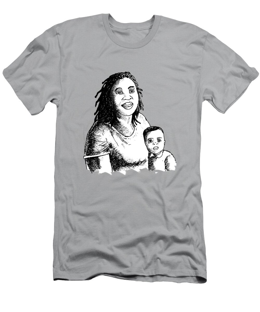 Mum and Baby Anthony Mwangi T-Shirt