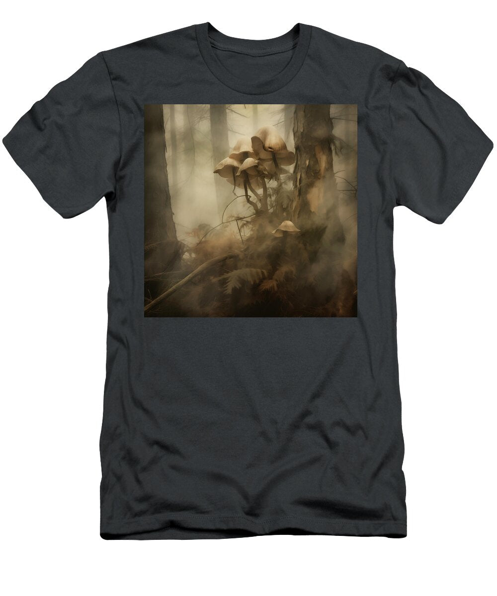 Mushrooms Among the Ferns in the Woods Yo Pedro T-Shirt