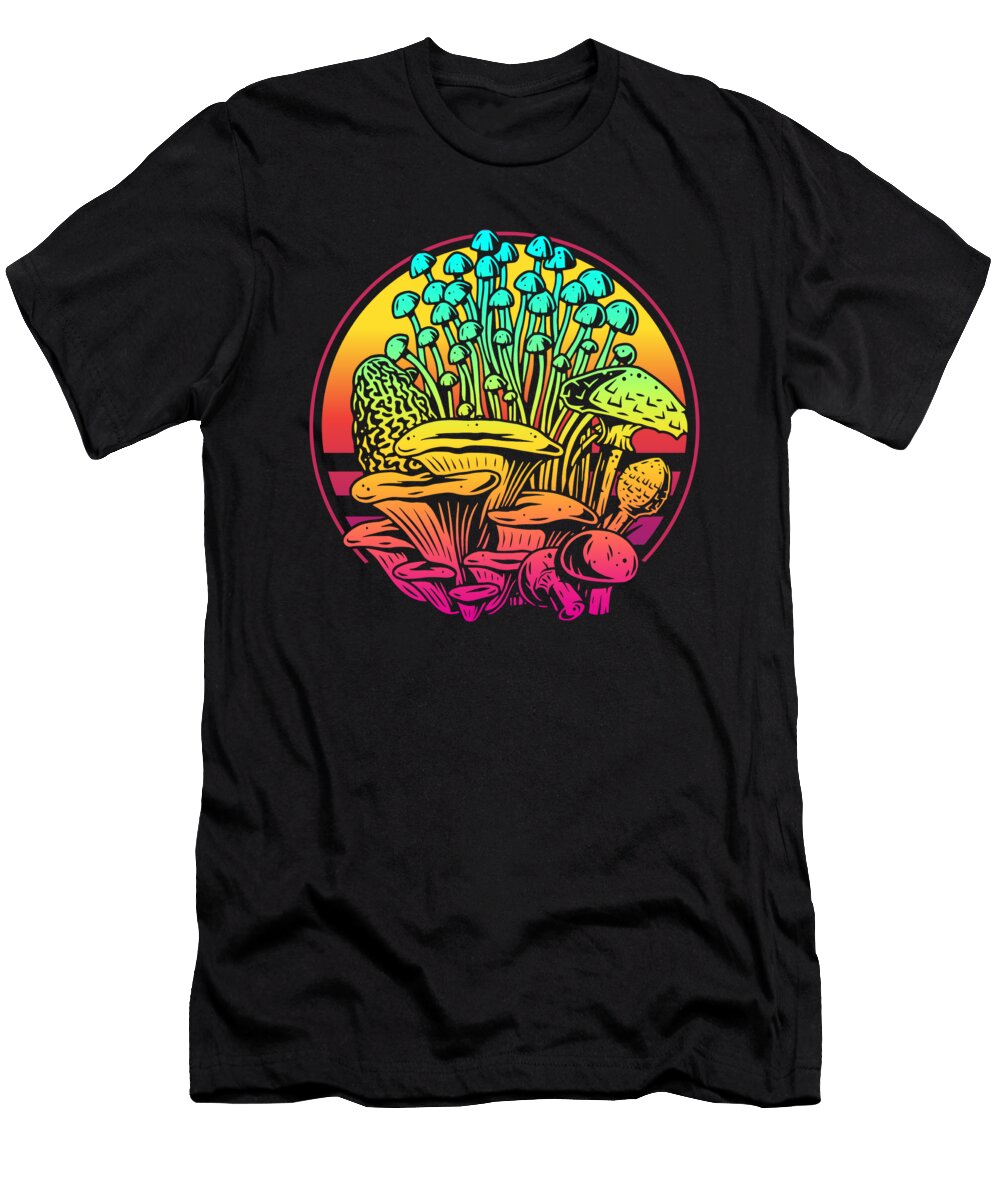 Mushrooms Vaporwave Manuel Schmucker T-Shirt