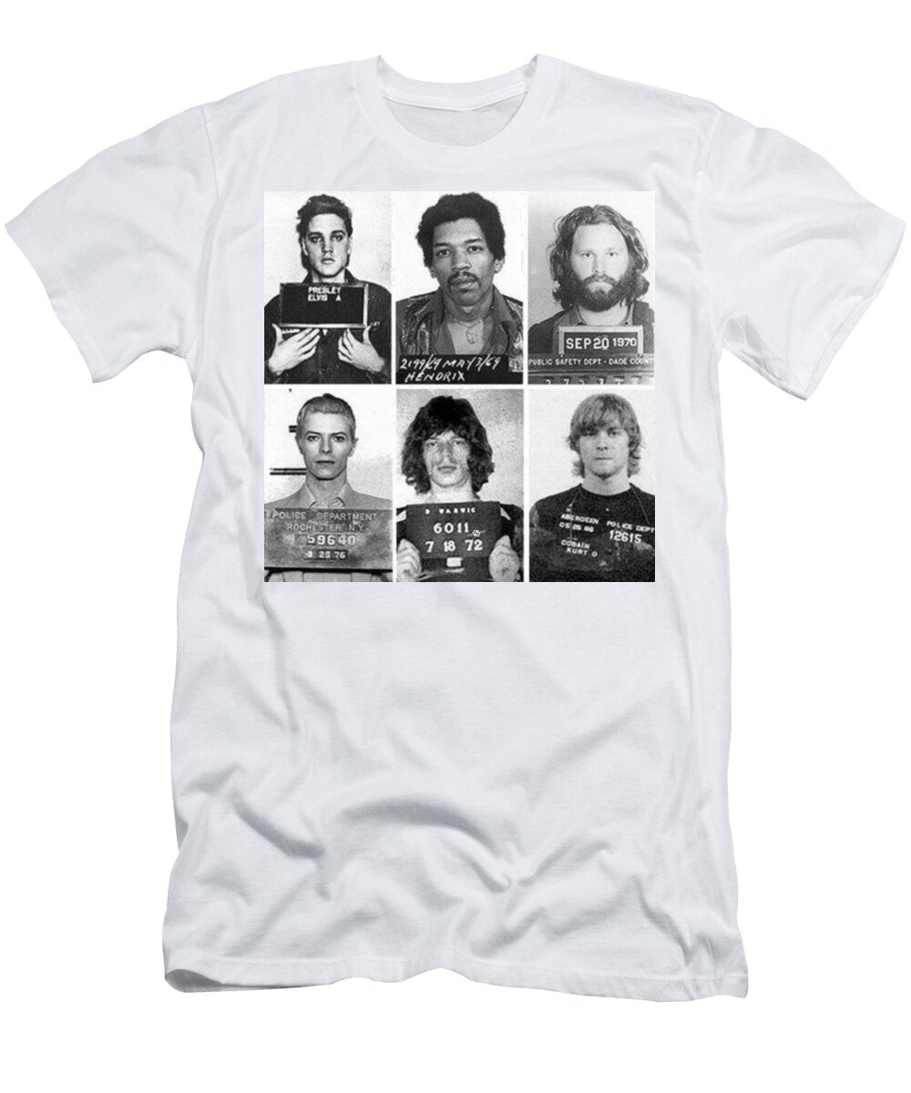 Musical Mug Shots Three Legends Very Large Original Photo 6 Tony Rubino T-Shirt