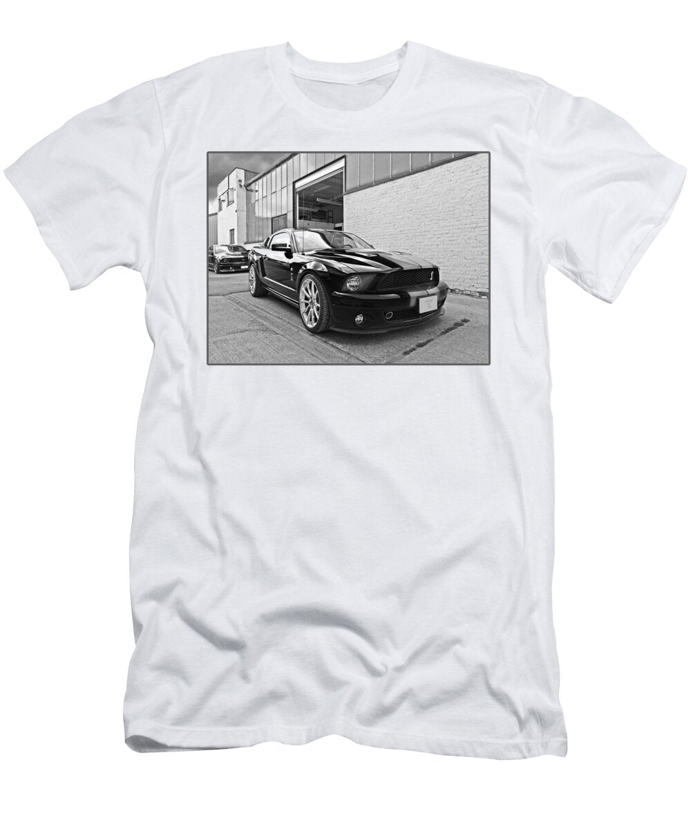 Mustang Alley in Black and White Gill Billington T-Shirt