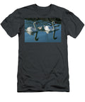Mute Swan Family of Five Cygnets with One Riding on the Back of Reimar Gaertner T-Shirt