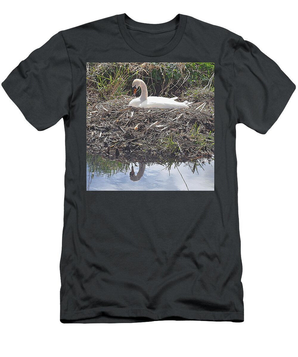 Mute Swan Nesting John Hughes T-Shirt
