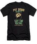 My Brain Is 95 Slot Car Rc Car Mini Car Slot Racer Slot Car Marco Rothe T-Shirt