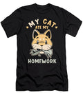 My Cat Ate My Homework Manuel Schmucker T-Shirt