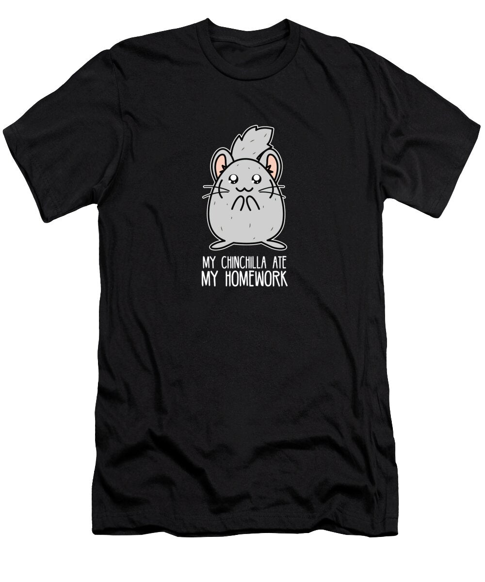 My Chinchilla At My Homework Yvonne Alfie T-Shirt