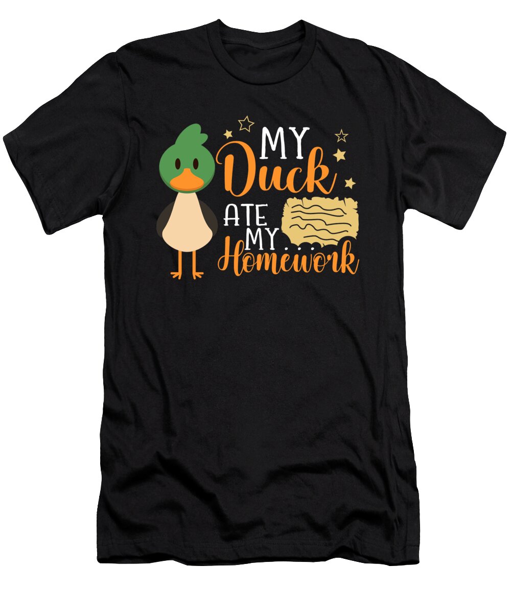 My Duck Ate My Homework the Primal Matriarch Art T-Shirt