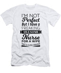 My Freaking Awesome Wife Is a Nurse Print Jacob Hughes T-Shirt