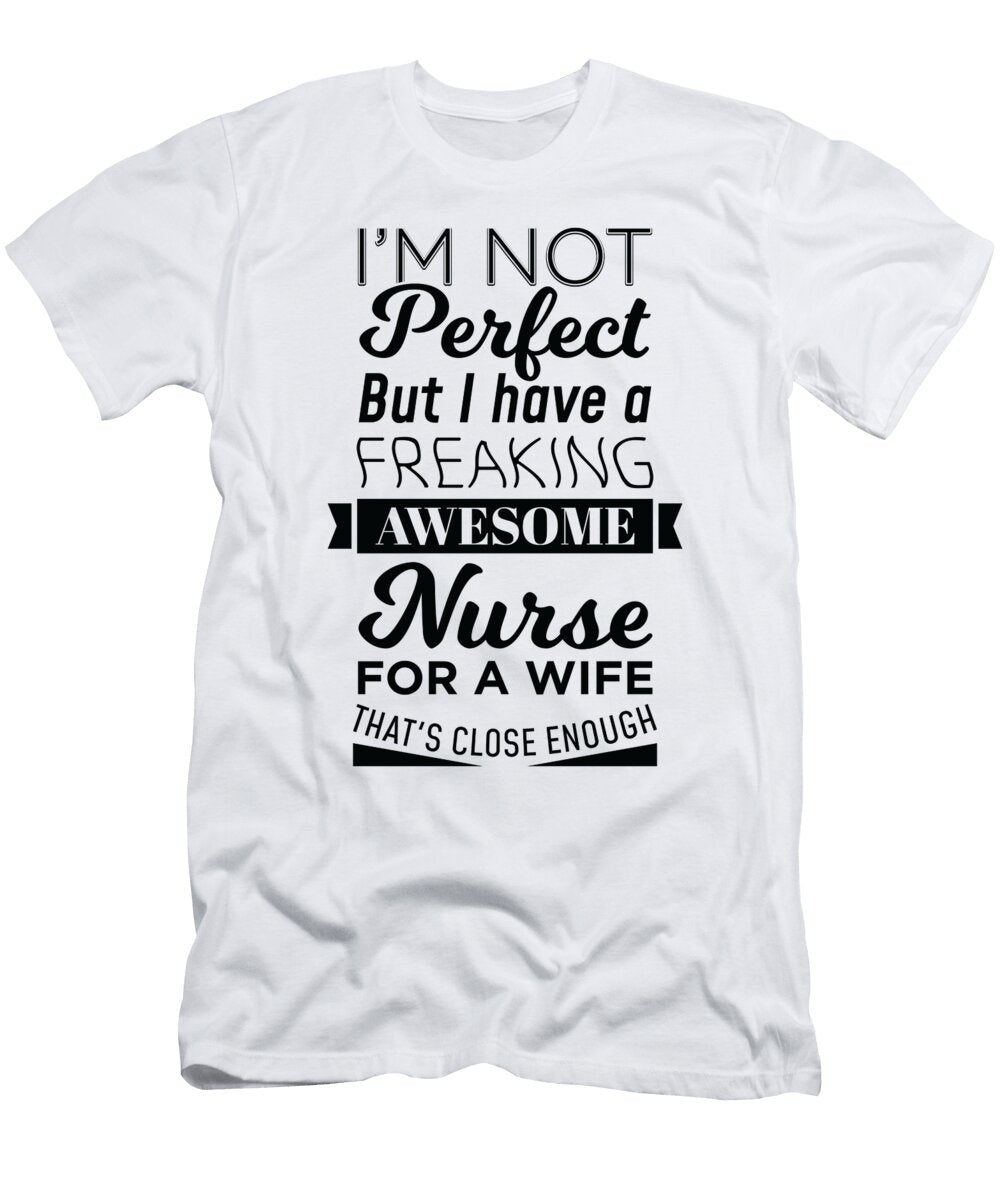 My Freaking Awesome Wife Is a Nurse Print Jacob Hughes T-Shirt