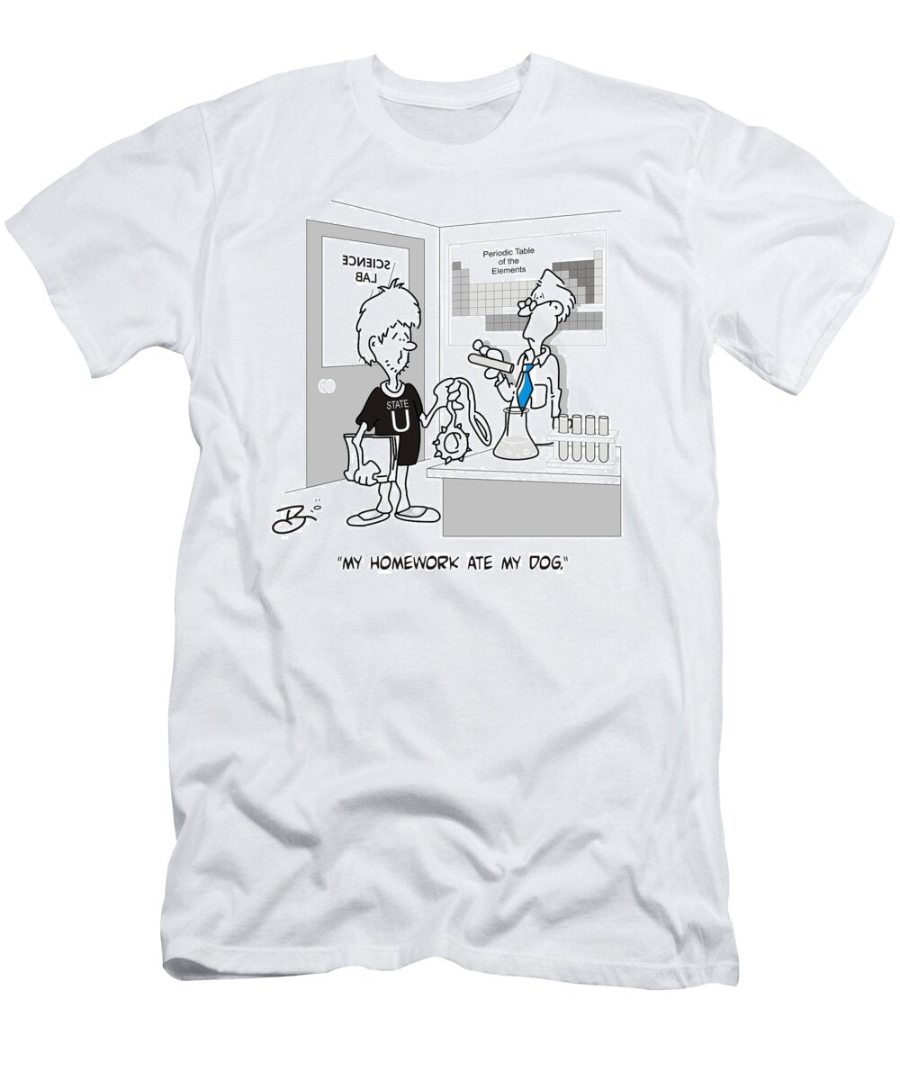 My Homework Ate My Dog Keith Brown T-Shirt
