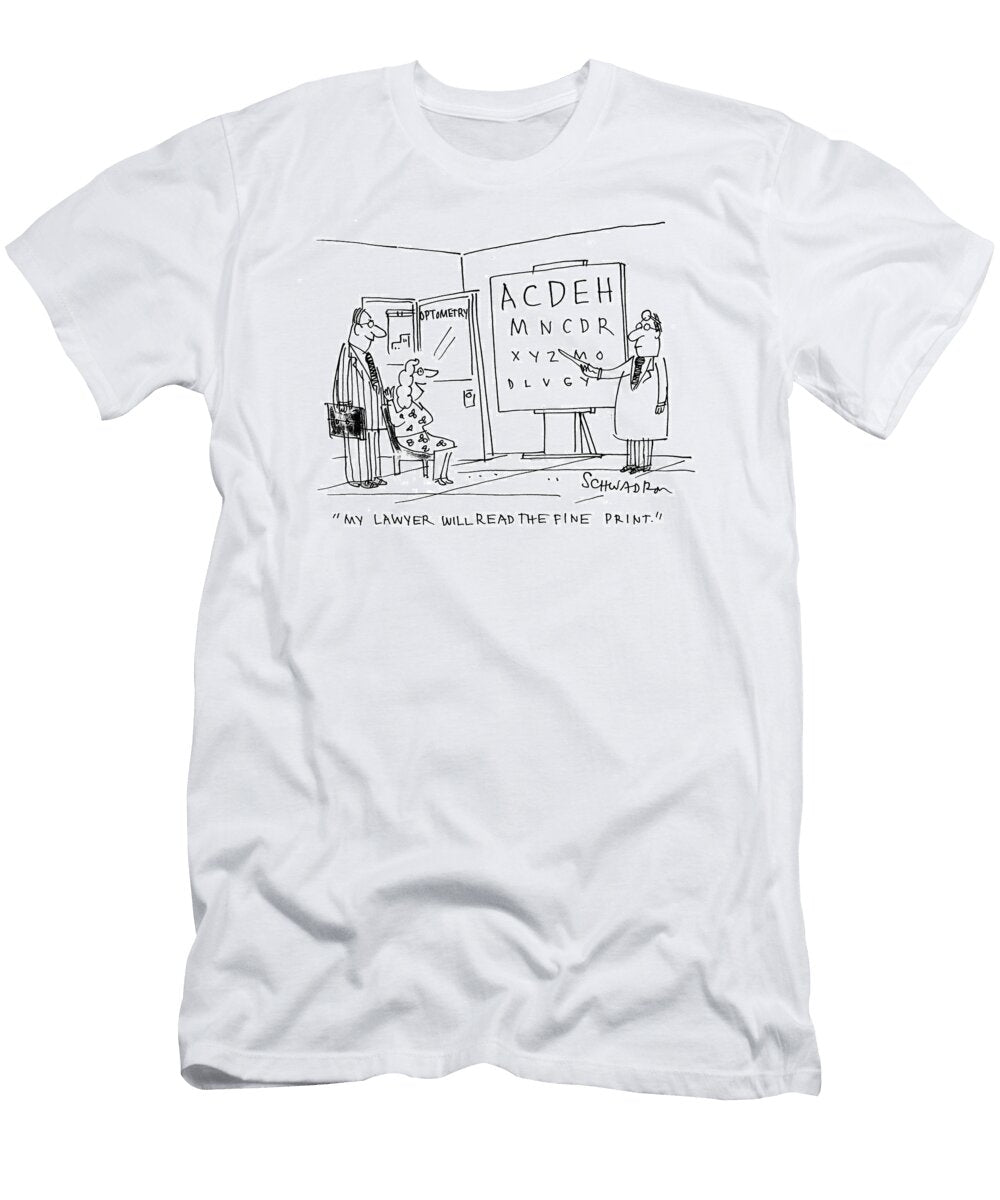 My Lawyer Will Read the Fine Print Harley Schwadron T-Shirt