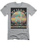 My Llama Ate My Homework Funny Back to School T Gift Grover Mcclure T-Shirt