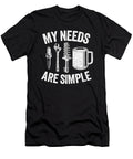 My Needs Are Simple Funny Mechanic Lisa Stronzi T-Shirt