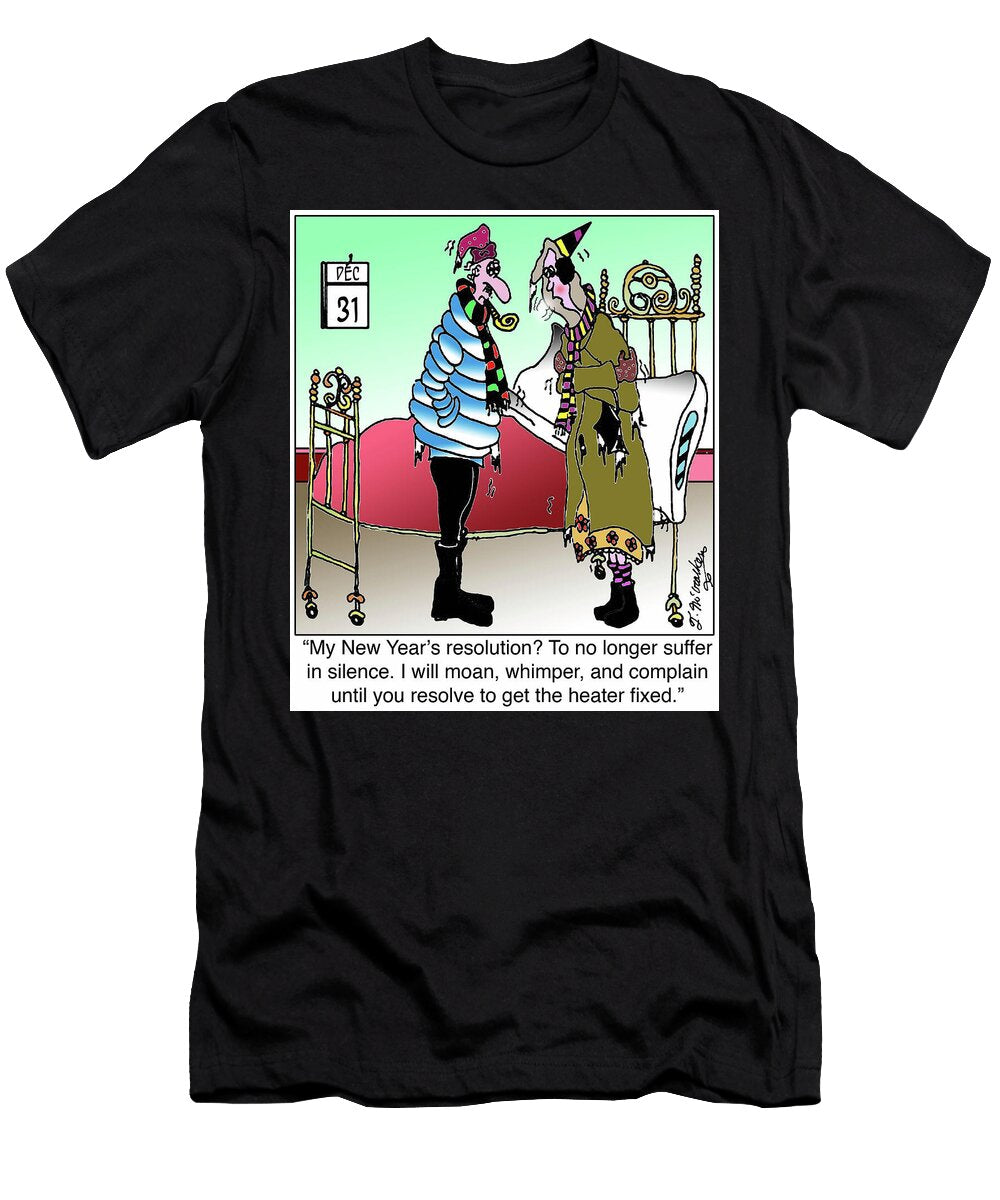 My New Years Resolution to No Longer Suffer in Silence Theresa Mccracken T-Shirt