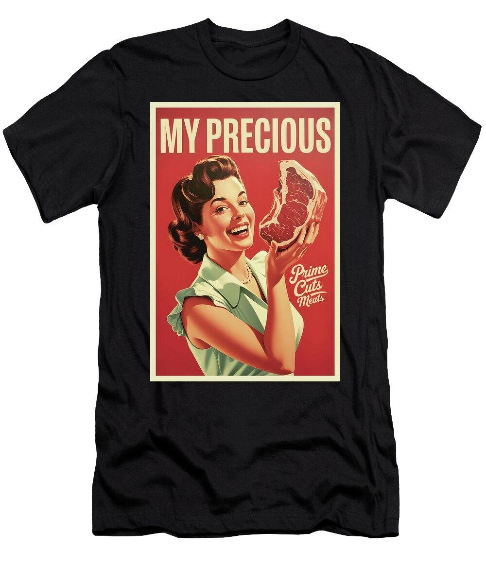 My Precious Steak Retro Poster Dale Kincaid T-Shirt