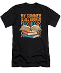 My Summer Is All Booked Summer Reading Teacher Bookish Maximus Designs T-Shirt