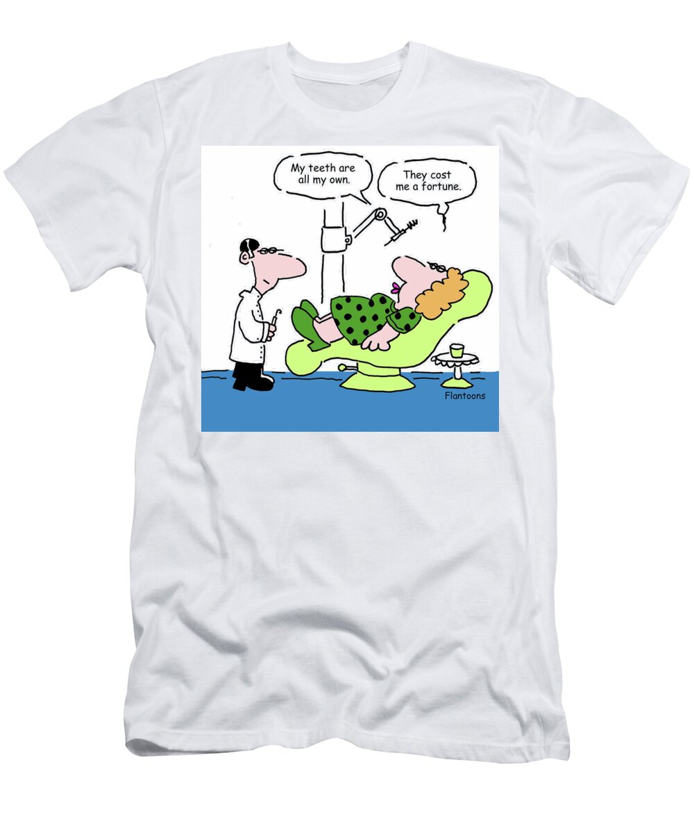 My Teeth Are All My Own They Cost Me a Fortune Mike Flanagan T-Shirt