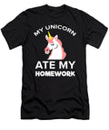My Unicorn Ate My Homework Back to School Funny Teequeen2603 T-Shirt