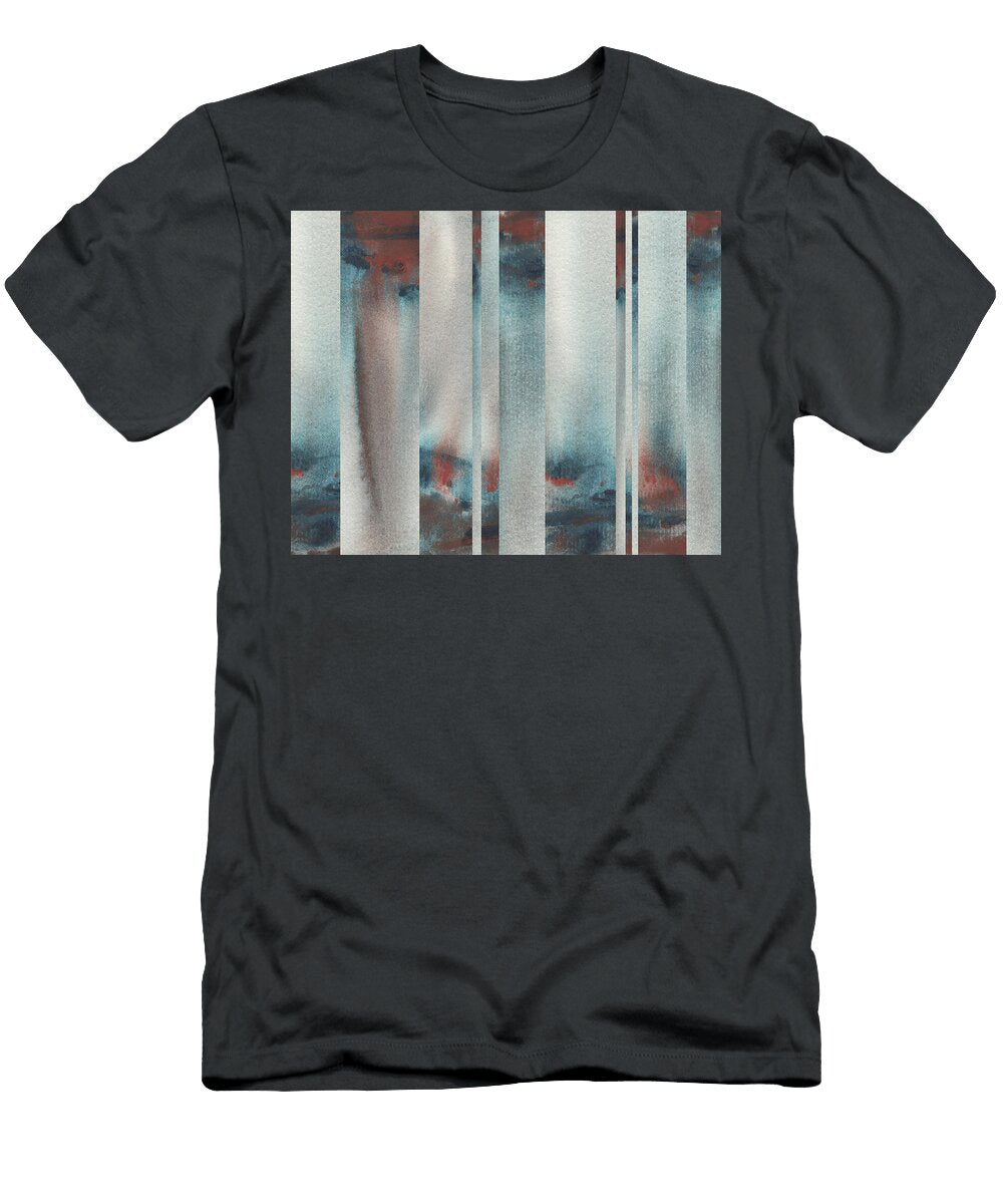 Mystic Rain Abstract Modern Decor Watercolor I Irina Sztukowski T-Shirt