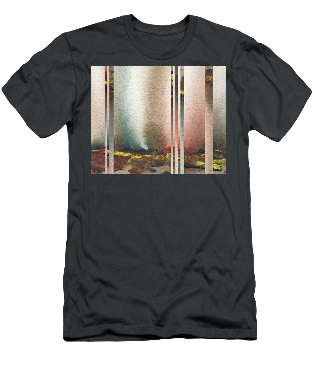 Mystic Rain Abstract Modern Decor Watercolor Ii Irina Sztukowski T-Shirt
