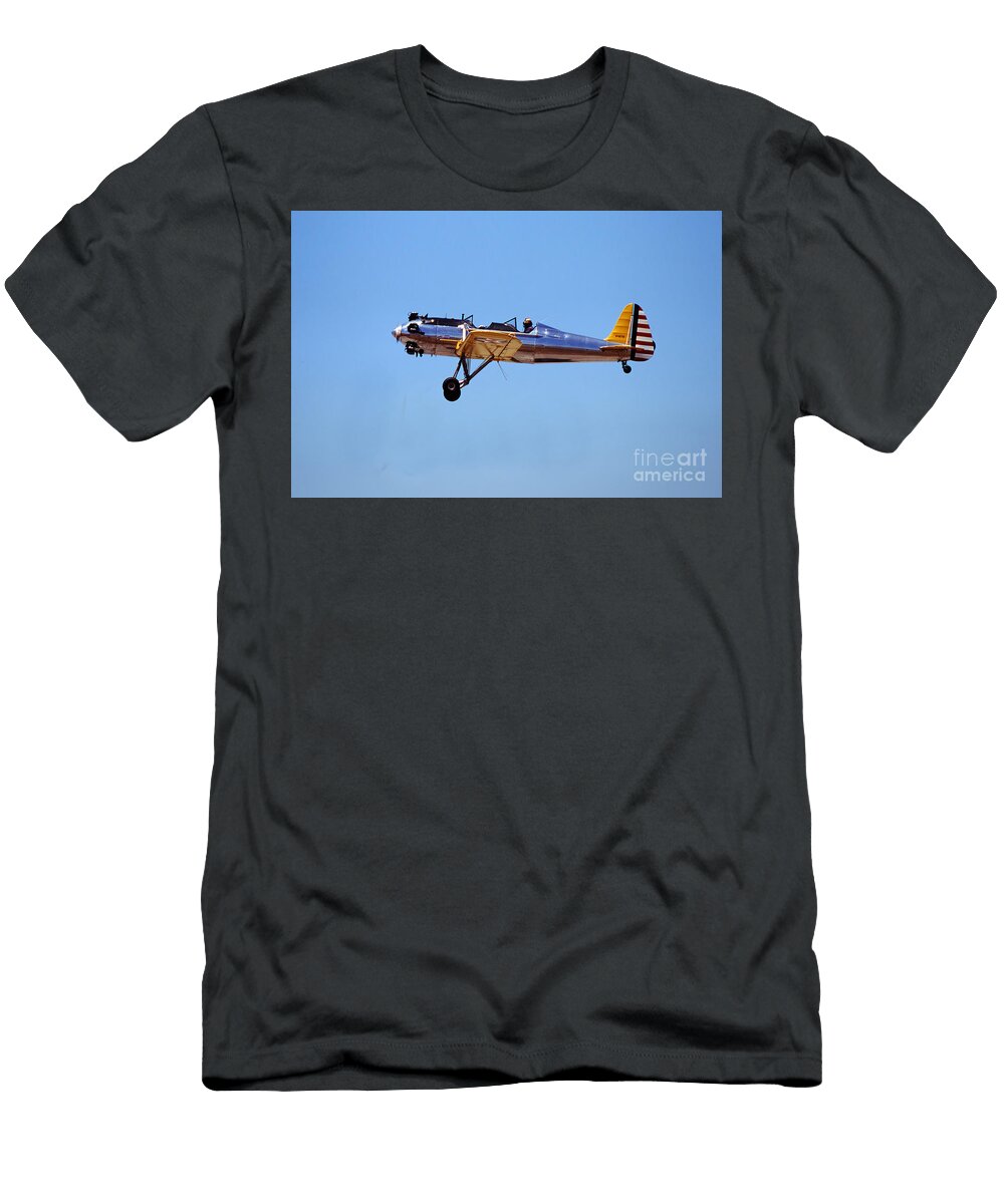 N48701 Ryan St3kr Aircraft in Flight Wernher Krutein T-Shirt