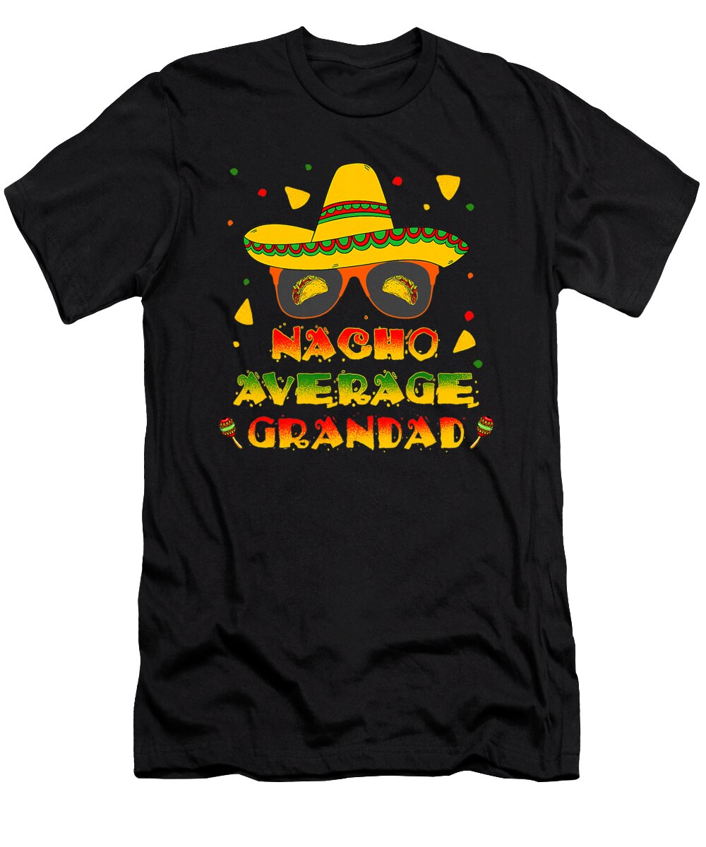 Nacho Age Grandad Cinco De Mayo Mexican Grandad Sombrero Dhbubble T-Shirt