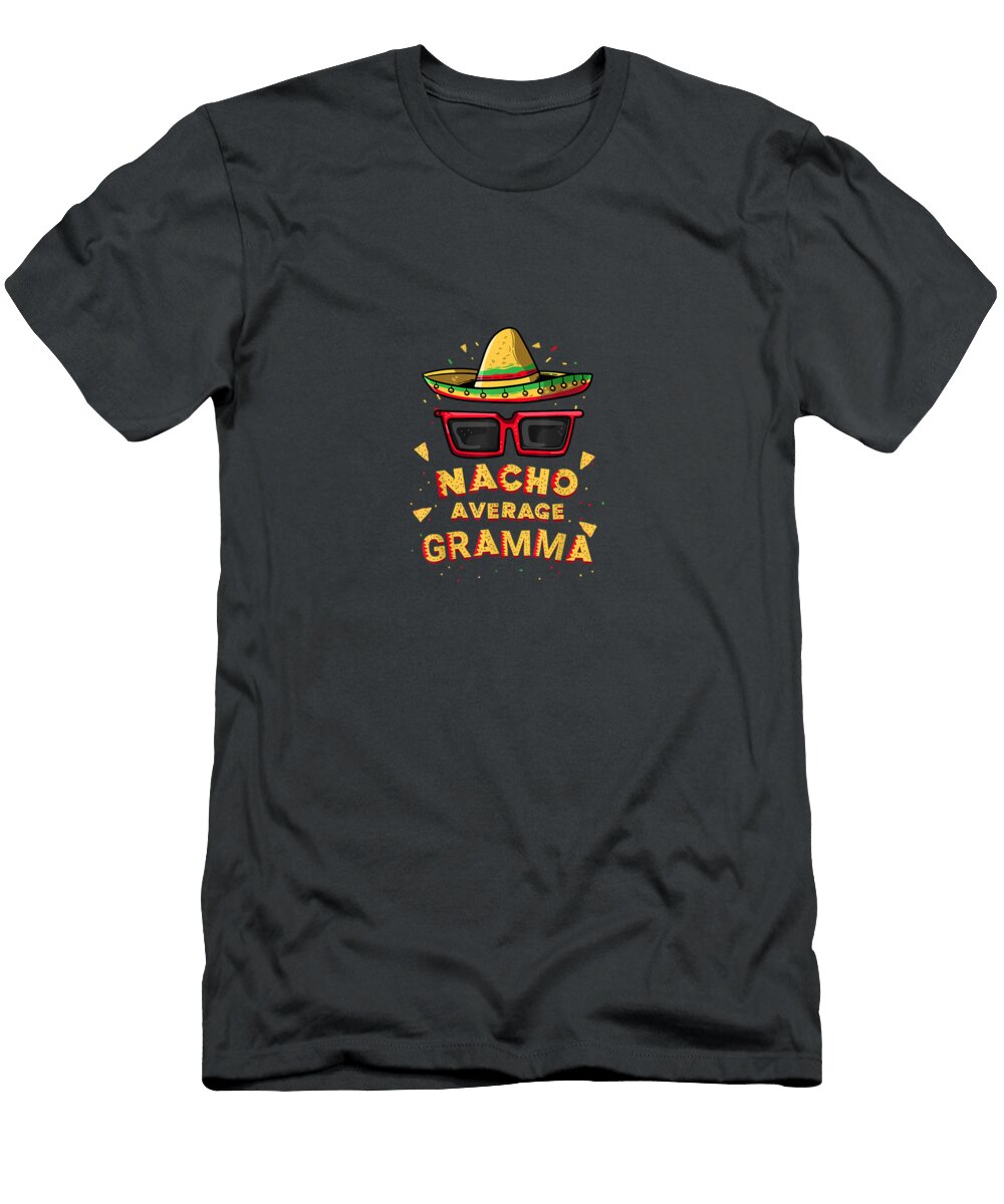 Nacho Average Gramma Mexican Sombrero Sunglasses 5th of May Cinco De Mayo Devyn1peggy T-Shirt