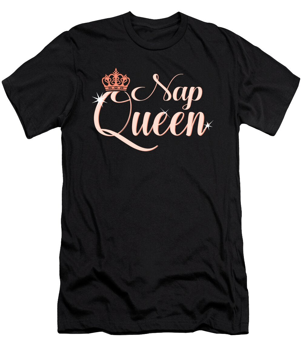 Napping Sleeping Sleepy Head Tired Lazy Exhausted Rest Women Ladies Nap Queen Gift Thomas Larch T-Shirt
