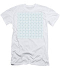 Nappy Faux Velvet Petal Chevron in Pale Blue Patricia Keith T-Shirt