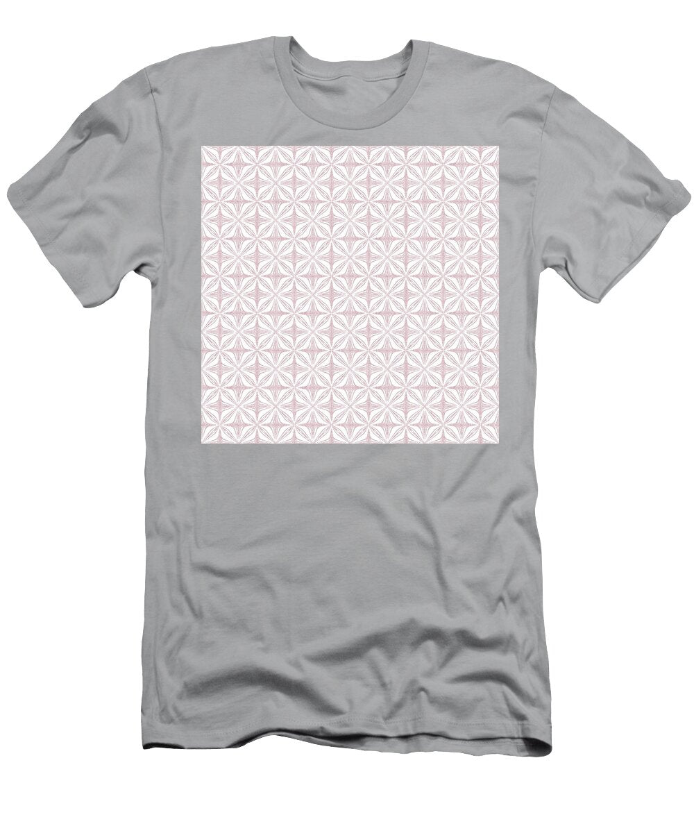 Nappy Faux Velvet Petal Chevron in Pink Patricia Keith T-Shirt