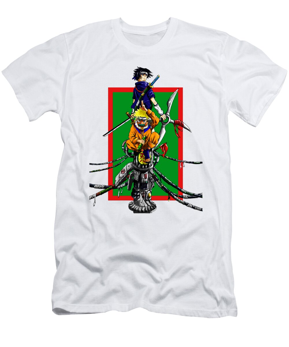 Naruto Sasuke Huma Kummay T-Shirt