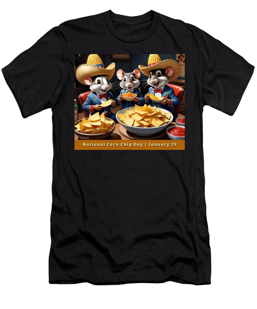 National Corn Chip Day Greg Joens T-Shirt
